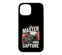 The Master Of Word Capture Stenographer Court Reporter Case for iPhone 15