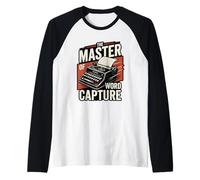 The Master of Word Capture Stenographer Court Reporter Raglan Baseball Tee