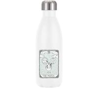 The Match 16 Sun and Moon Tarot Card Vacuum Insulated Thermal Water Bottle White
