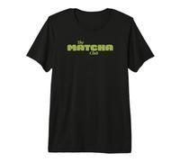 The Matcha Club Retro Tea Lover Cafe Graphic Tee Premium T-Shirt
