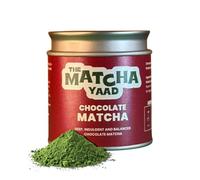 The Matcha Yaad Chocolate Matcha Powder, Infused Ceremonial Grade Japanese Green Tea, Natural Chocolate Flavour, Vegan, 25g
