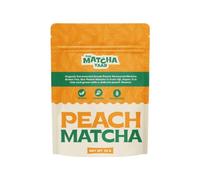 The Matcha Yaad - Peach Matcha Powder | Premium Japanese Ceremonial Grade Matcha with Natural Peach Flavour, Perfect for Lattes, Smoothies, and Baking - Vegan & Gluten-Free Matcha Tea Blend