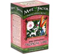 The Mate Factor Yerba Mate Energizing Herb Tea, Tropical Lime, 20 Tea Bags (Pack of 3)