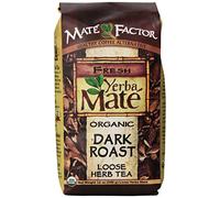 The Mate Factor Yerba Mate Energizing Mate & Grain Beverage, Dark Roast, 12 Ounce