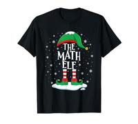 The Math Elf Christmas Family Matching Xmas Group Funny Value Graphic T-Shirt