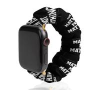 The Math Is Not Mathing Elastic Scrunchie Watch Bands Bracelet Strap Compatible with IWatch Series 6 5 4 3 2 1 Golden-style 42mm/44mm