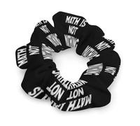 The Math Is Not Mathing Hair Scrunchies for Women Elastic Hair Bands Soft Hair Ties for Styling Gift Christmas Valentine's Day