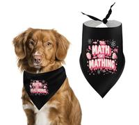 The Math Isnt Mathing Cute Dog Bandana Triangle Adjustable Washable