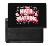 The Math Isnt Mathing Trendy Passport Holder Credit Card Cover Travel Essentials Wallet