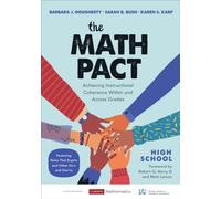 The Math Pact, High School : Achieving Instructional Coherence Within and Across Grades