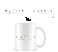 The Matrix: Resurrections Black Cat Mug White/green (One Size)