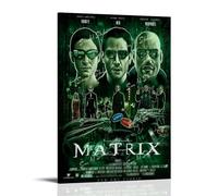 The MatrixWaterproof And Stain Resistant Decorative Paintings Living Room Bedroom, Office Hanging Paintings Free Framing High-definition Posters Creative Home DecorFrame-style12x18inch(30x45cm)