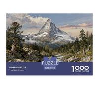 The Matterhorn, Switzerland Wooden Jigsaw Puzzle Waterproof 1000 Piece Puzzles for Adults Gifts Challenging And Brainteasing Home Decoration