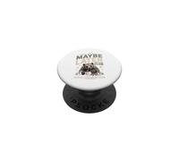The Maybe Later Club Because Later Means Never Bear PopSockets Adhesive PopGrip
