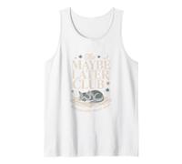 The Maybe Later Club Because Later Means Never Cat Tank Top