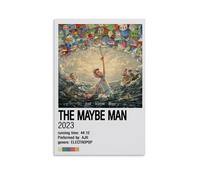 The Maybe Man AJR AlbumArt Decoration Painting Waterproof And Stain Resistant, Living Room Study Coffee Shop Wall Painting Free Installation Easy to Clean Preferred Gift Giving OptionUnframe-style20x3
