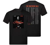 The Mayhem Ball Gaga T-Shirt 2025 World Tour Unisex Music Event Fan Gift Concert Tee UK Dates Black