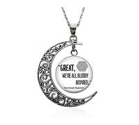 The Maze Runner Quote Moon Pendant Necklace or Keychain Charm Pendant