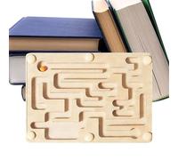 The Maze with - Wooden Puzzle Toy with , The Tilt Puzzle Game, Activity for Mental Training at Home School and Travel