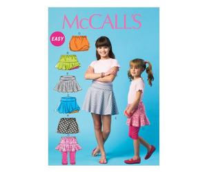 The McCall Pattern Company M6918 CHJ Girls Sewing Patterns, Multi-Colour
