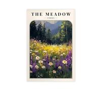 The Meadow Twilight Forks Poster Canvas Poster Bedroom Decor Landscape Office Room Decor Gift 16x24inch(40x60cm)