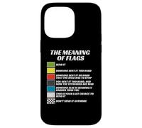 The Meaning of Racing Flags, Just Gonna Send It, Race Flag Case for iPhone 14 Pro Max