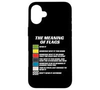 The Meaning of Racing Flags, Just Gonna Send It, Race Flag Case for iPhone 16 Plus