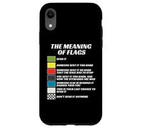 The Meaning of Racing Flags, Just Gonna Send It, Race Flag Case for iPhone XR