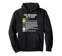 The Meaning of Racing Flags, Just Gonna Send It, Race Flag Pullover Hoodie