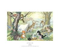 The Medici Society Limited Kittens Camp, Molly Brett (255gsm Art Paper, 210mm x 330mm (8.25" x 13"))
