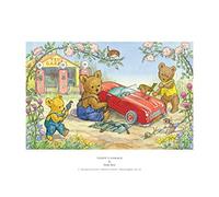 The Medici Society Limited Teddy's Garage, Molly Brett (255gsm Art Paper, Image Size: 213mm x 330mm (8.75" x 13"))