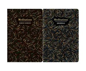 The Meditations Collection: Classic Work by Roman Emperor Marcus Aurelius with a Matching Journal (Hardcover) - Timeless Stoic Wisdom in Exquisite Chiltern Edition