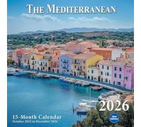 The Mediterranean 2026 Calendar: sunny coastal scenes from Italy, Greece, and beyond