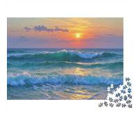 The Mediterranean Sea1000 Piece Jigsaw Puzzles for Adults Family Game SunsetFun And Challenging Home Decors Great Gift Idea38x26cm/1000pcs