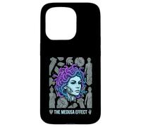 The Medusa Effect Greek Mythology Gorgon Statue Stone Snake Case for iPhone 15 Pro
