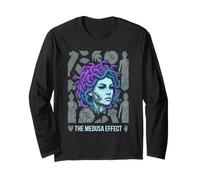 The Medusa Effect Greek Mythology Gorgon Statue Stone Snake Long Sleeve T-Shirt