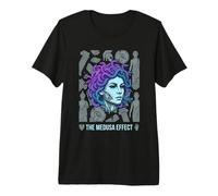 The Medusa Effect Greek Mythology Gorgon Statue Stone Snake Premium T-Shirt