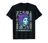 The Medusa Effect Greek Mythology Gorgon Statue Stone Snake T-Shirt