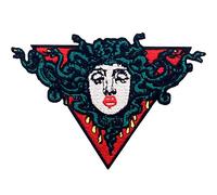 The Medusa Head Patch Embroidered Applique Badge Iron On Sew On Emblem
