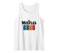 The Meeples Boardgame Board Gamer Fan Tank Top