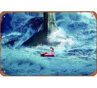 The Meg Movie 2018 Plaque Poster Metal Tin Sign 8" x 12" Vintage Retro Wall Decor