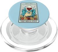 The Mega Pint Tarot Card Vintage Mystical Wine Graphic PopSockets PopGrip for MagSafe