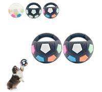 The Mellow Dog Calming Ball, Dog Ball with Handle, Squeaky Floating Balls, Interactive Pet Toy, for Water Play, Training & Outdoor Games (2B)