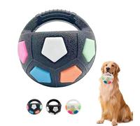 The Mellow Dog Calming Ball, Dog Calming Rubber Ball with Handle, Interactive Pet Toy, for Water Play, Training & Outdoor Games (Type A)