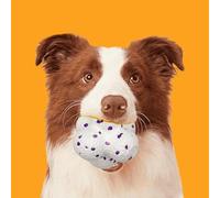 The Mellow Dog Calming Ball - Emotional Support Plush for Dogs, Calming Balls for Dogs, Large Dog Chew Toy, Mellow Dog Calming Ball for Stress Relief & Fun (White B)
