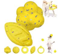 The Mellow Dog Calming Ball, Mellow Dog Emotional Support Ball, Chewable Calming Balls for Dogs, Fun Toys and Chew Toy for Any Size Dog, Dog Tennis Balls for Aggressive Chewers (AC)