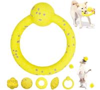 The Mellow Dog Calming Ball, Mellow Dog Emotional Support Ball, Chewable Calming Balls for Dogs, Fun Toys and Chew Toy for Any Size Dog, Dog Tennis Balls for Aggressive Chewers (E)