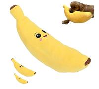 The Mellow Dog Calming Banana, Dog Toy Fight Boredom, Less Lonely and Happier, Interactive Plush Chew Toy, Machine Washable & Dryer Safe, Keep Dogs Interested Forever (63cm(24in))