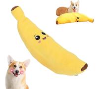 The Mellow Dog Calming Banana, Dog Toy Interactive Plush Chew Toy, Less Lonely, and Happier Machine Washable & Dryer Safe,Keep Dogs Interested Forever (S:9 inch)