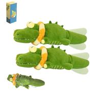 The Mellow Dog - Calming Crocodile, 2025 New Automatic Tail-Wagging Dog Toy, Interactive Dog Toy, USB Charging, Soft Cleanable with Water Cover for Small, Medium, Large Dogs (2pcs)